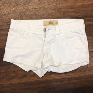 Hollister Low Rose White Shorts